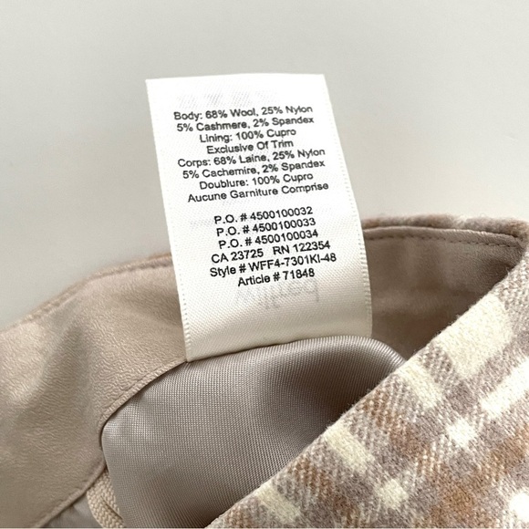 Aritzia Wilfred Wrap-Front Plaid Skirt - Picture 7 of 9